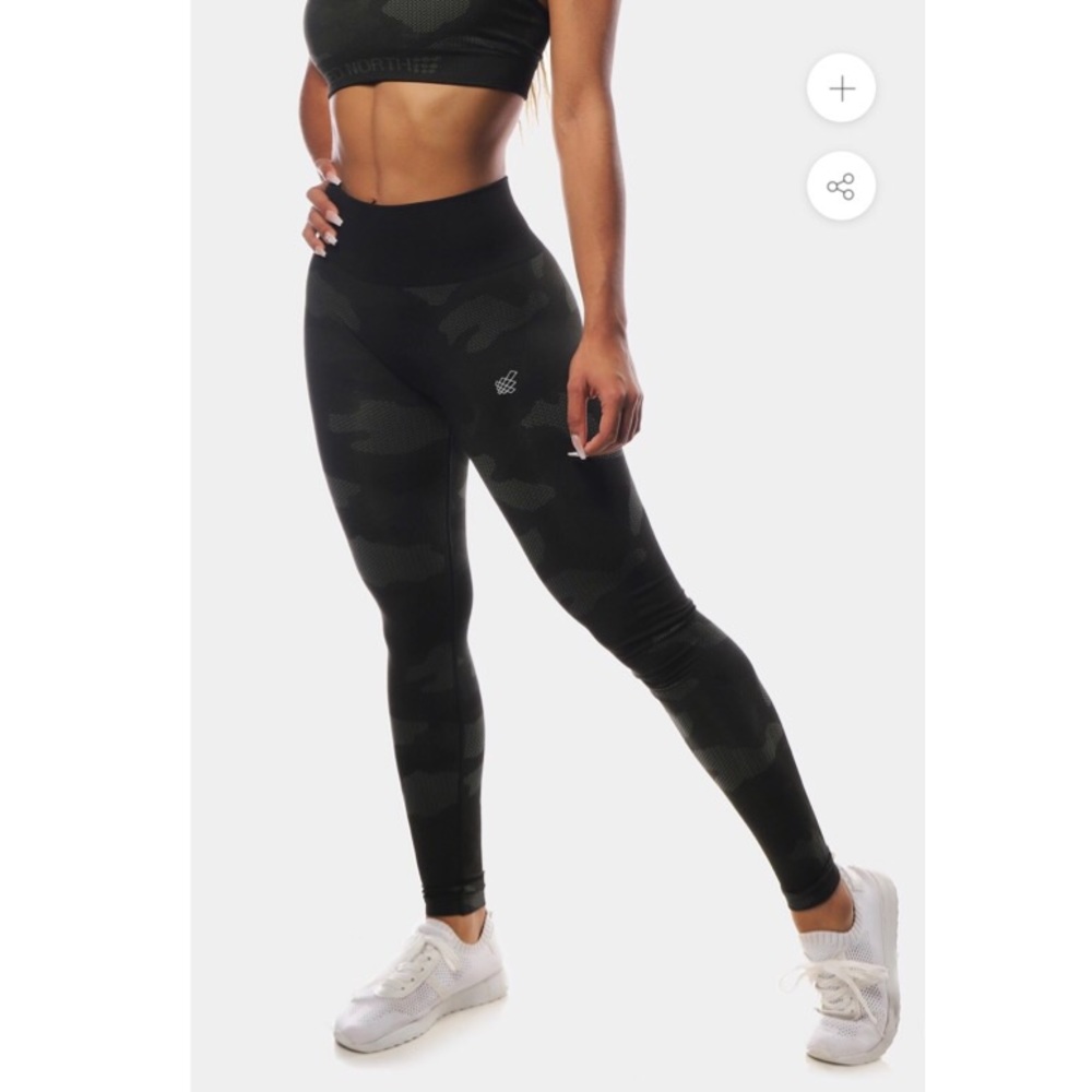 JedNorth Flora Seamless Leggings- Black Camo